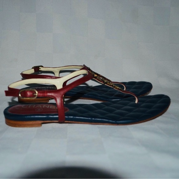 AUTHENTIC CHANEL SANDALS - Picture 6 of 9